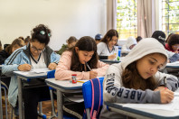 A primeira edição da Prova Paraná 2023 foi aplicada em 26 e 27 de abril, para todos os estudantes da rede estadual e para as redes municipais que aderiram à avaliação.