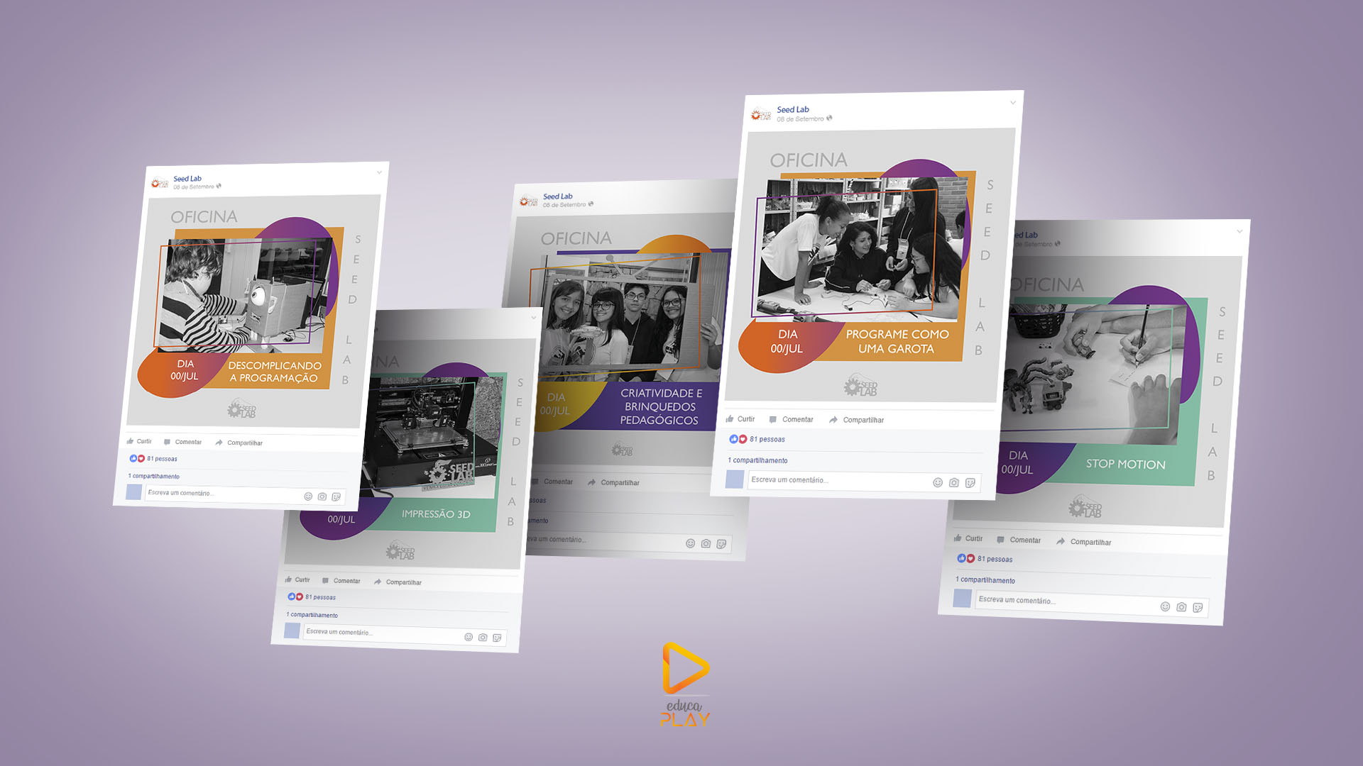 oficinas de férias seed lab
