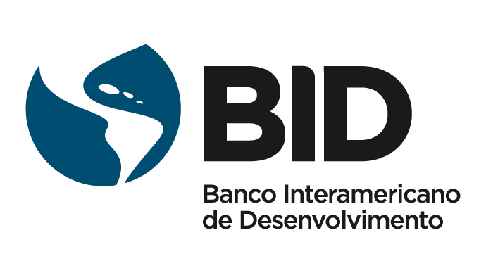 Logo do Banco Interamericano de Desenvolvimento. 