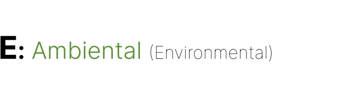 E: Ambiental