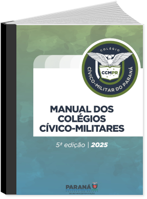 Imagem de acesso ao manual dos Colégios Cívico-militares
