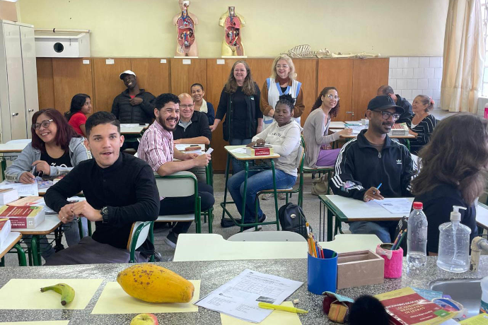 Estudantes do Língua sem Fronteiras