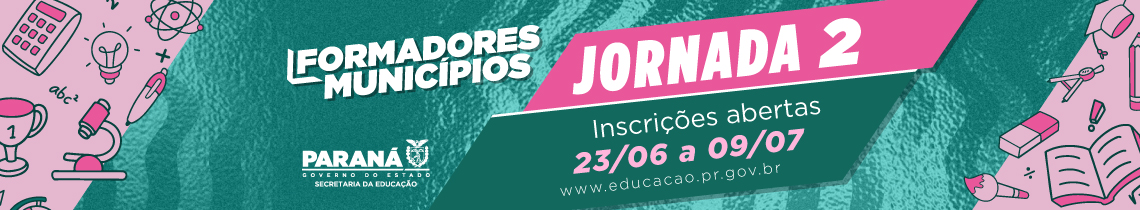 Banner Formadores Municípios - Jornada 2 2025