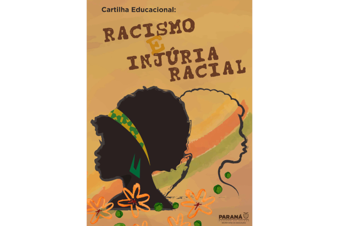 Capa da Cartilha educacional Racismo e Injúria racial