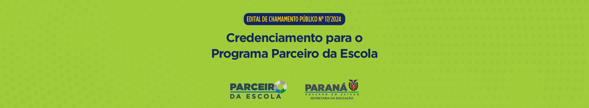 Banner Edital de Chamamento Público n.º 17/2024