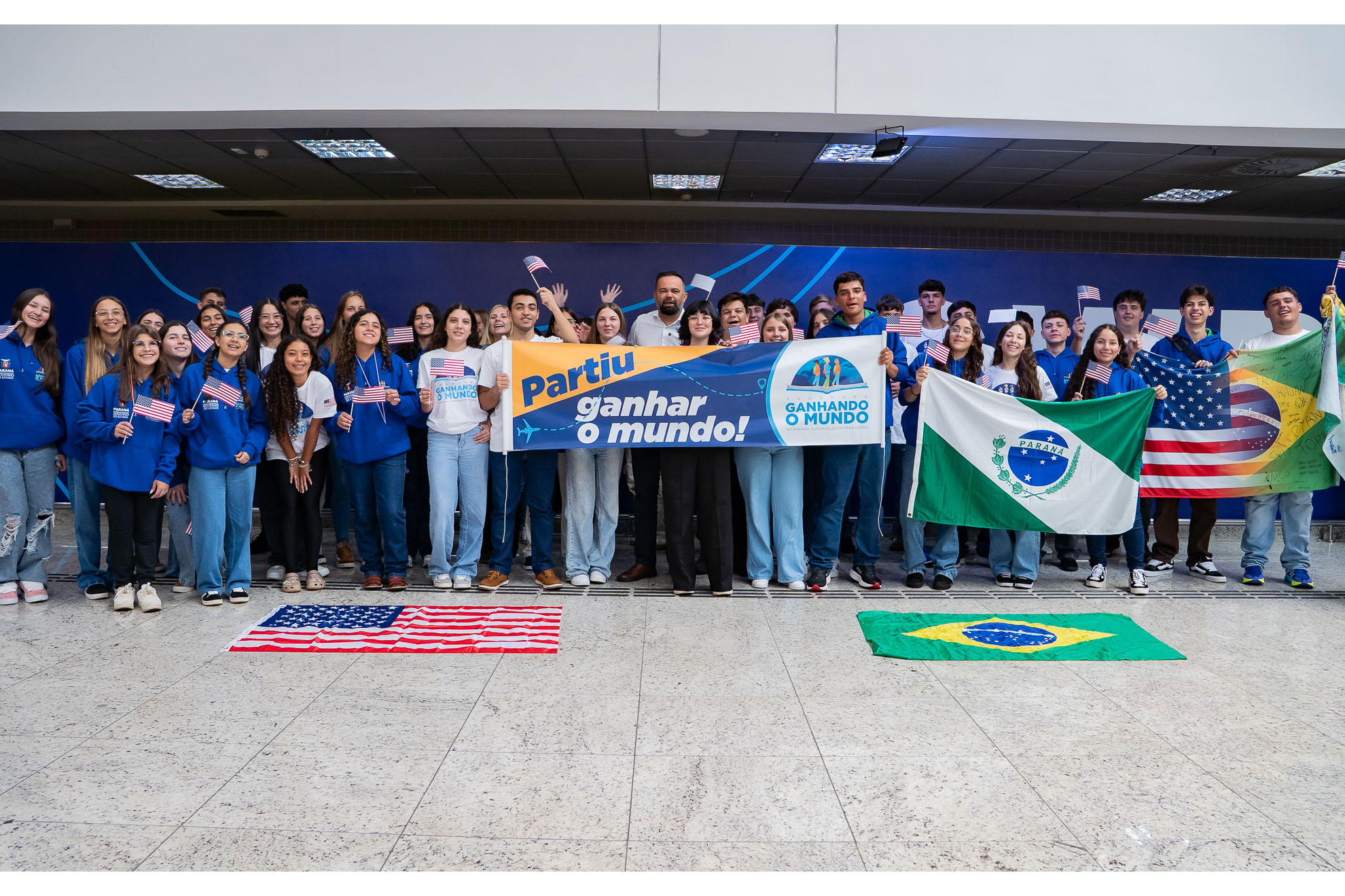 Ganhando o Mundo Agrícola envia mais 46 estudantes para os Estados Unidos
