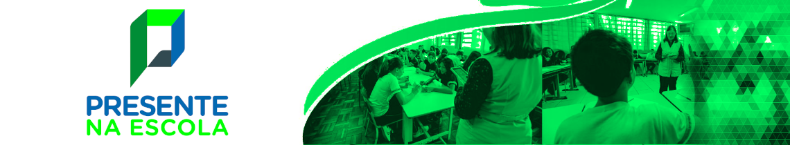 Banner Presente na Escola