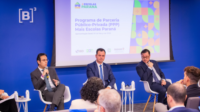 O Programa de Parceria Público-Privada (PPP) Mais Escolas Paraná foi apresentado na B3, Bolsa de Valores Brasileira.