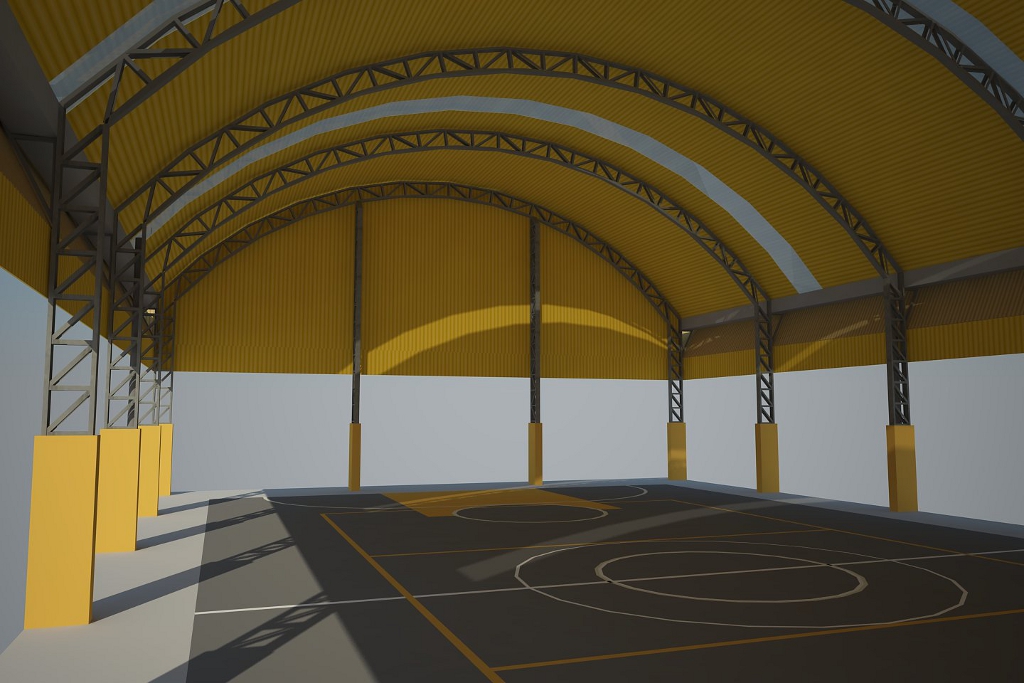 Governo do Paraná começou a construção de sete novas quadras poliesportivas cobertas em escolas de Curitiba. Obras devem ficar prontas em 2015.