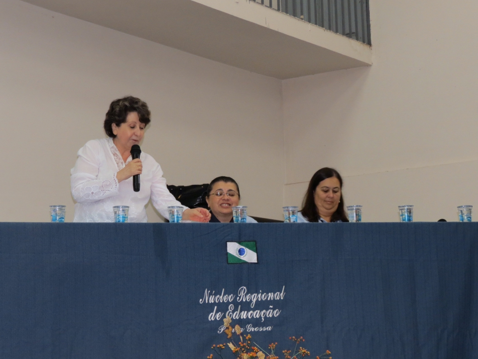 Audiência Regional do NRE de Ponta Grossa.