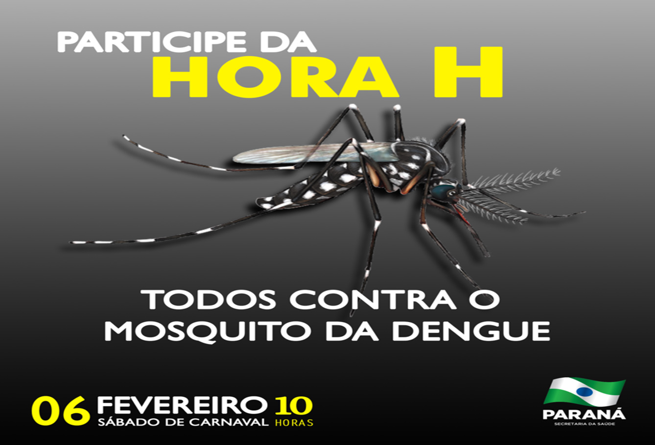 Sábado é dia de Hora H contra o mosquito da dengue