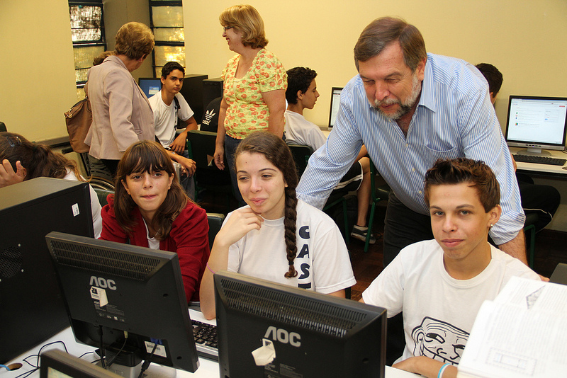 Visita ao CEEP Professora Maria do Rosário Castaldi