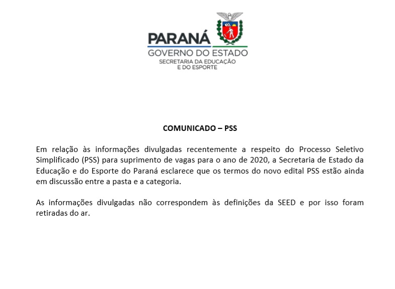 comunicado