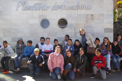 Alunos visitam Planetário de Londrina