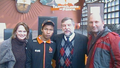 O atleta Rodrigo Batista dos Santos ganha bolsa do Programa Talento Olímpico