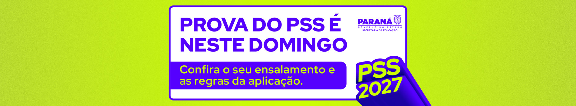 PSS 2027 - Ensalamento e regras de aplicação