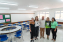 Entrega de salas de aula modelo Woodframe