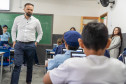Roni visita escolas do litoral