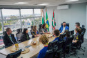 Visita dos alunos ao Secretário Roni Miranda