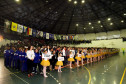 Abertura das Olimpíadas Especiais das APAES, em Pato Branco, em maio deste ano.