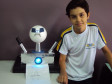 O estudante Derick Guilherme de Oliveira, de 10 anos, aluno do 6º ano do Colégio Estadual Unidade Polo, do município de Arapongas, classificou-se em 4º lugar na Mostra Nacional de Robótica 2012.
