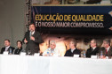 Aula inaugural do Curso de Licenciatura em Pedagogia para concluintes do Programa de Capacitação da Faculdade de Vizinhança Vale do Iguaçu (Vizivali) lotou no sábado (24) Canal da Música, em Curitiba. Foi iinício da solução de um problema que atingia 14 mil professores que não tinham os diplomas da faculdade reconhecidos.