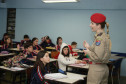 Treinamento da Brigada Escolar no Colégio Polivalente.