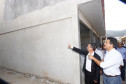 Visita às obras da Escola Municipal Judith Goss de Lima.