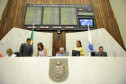 Mesa diretora da Assembleia Legislativa do Paraná.