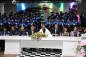 Formatura de Pedagogos pela Universidade Estadual de Ponta Grossa, ex-alunos da Vizivali. Cerimônia ocorreu nesta quinta-feira (4), em Ibaiti. <br />
<br />
Veja mais fotos em: <a href=" http://www.flickr.com/photos/flavioarns/sets/72157633170810214/ " target="_blank"> http://www.flickr.com/photos/flavioarns/ </a>