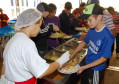 Alimentação dos atletas do JEPS 2012.  
