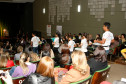 Apresentação de alunos no Centro Cultural de Umuarama, durante a Caravana da Poesia. 18-09-13.