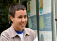 Lançamento do projeto "Sustentabilidade: da Escola ao Rio" no Colégio da Polícia Militar. Na foto, estudante do Colégio Militar, Diego Amaral de Oliveira. 