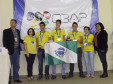 8º lugar: Andrei da Silva Zenatti, Rafael Griggio e Jhonatan Willian Schafer, orientados pela professora Sandra Regina Fernandes Iora.