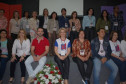 Representantes dos Conselhos Escolares das Instituições de Ensino juntamente com a Chefe do NRE de Cianorte Profa. Yolanda Cristina Rodrigues de Godoy