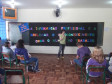 A semana cultural do Colégio Estadual Amadeu Mario Margraf, em Palmeira, finalizada nessa sexta-feira (25), desenvolveu uma série de atividades para promover uma maior interação entre a escola e a comunidade. Um dos maiores sucessos da semana foi a apresentação de uma feira de profissões dirigida aos estudantes dos ensinos fundamental e médio. “Através de parceria com vários profissionais, contemplamos todas as profissões e separamos por categorias.