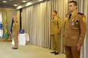O comandante do Batalhão de Polícia Comunitária (BPEC), major Gerson Luiz Buczenko, passou o comando para o major Ronaldo de Abreu.