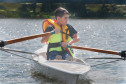 Remo é opção de atividade no contraturno para alunos do 6º e 7º anos do Colégio Estadual Luiza Ross, no Parque Náutico do Iguaçu, em Curitiba. 