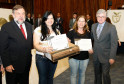 Assembleia Legislativa, alunos da rede estadual recebem prêmios pelas melhores redações sobre o poder legislativo, com a presença do secretário e vice governador do estado Flávio Arns. 09-12-13.