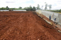 Obras de terraplenagem do Centro Estadual de Educação Profissional de Ibiporã. 