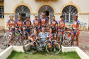 Equipe de ciclismo do Colégio Estadual Souza Naves. 10-03-14.