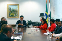 Governador Beto Richa recebe representantes da APP. Curitiba, 23/04/2014.