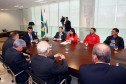 Governador Beto Richa recebe representantes da APP. Curitiba, 23/04/2014.