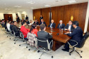 Governador Beto Richa recebe representantes da APP. Curitiba, 23/04/2014.