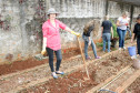 Os alunos do 9º ano do Colégio Estadual Rocha Pombo, em Capanema, no Sudoeste, agora têm uma nova atribuição na escola. Eles ficaram responsáveis pela horta da escola, de onde já foram colhidas verduras que enriqueceram a merenda escolar no almoço dos 192 estudantes que permanecem em tempo integral no colégio.13-05-14.