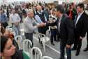 Governador Beto Richa, acompanhado pelo Prefeito Marcio Wosniack, Deputado Francisco Buhrer e demais autoridades, inaugura o Colégio Estadual de Educação Profissionalizante Erotides Angelo Nichele.
Fazenda Rio Grande, 27/06/2014
Ricardo Almeida / ANPr