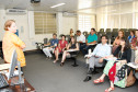 Palestra no auditório da SEED com Tânia Pasqualini, consultora do Ministério da Educação (MEC). 30-10-14.