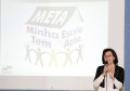 Durante a reunião também foi apresentado, pela superintendente Ana Seres, o Programa Meta (Minha Escola Tem Ação), que tem como objetivos fortalecer a gestão escolar, visando à melhoria da qualidade do ensino da educação básica, e reduzir as taxas de abandono, reprovação, aprovação por conselho de classe e distorção idade-série. 