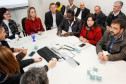 Reunião entre a secretária da Administração e Previdência, Dinorah Nogara e representantes da APP Sindicato, sobre a data base dos professores. Curitiba, 12/05/2015.  