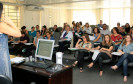 A Secretaria da Educação do Paraná promoveu nessa quarta-feira (13) reunião técnica pedagógica com cerca de 50 professores, que atuam nas escolas estaduais regulares de Curitiba, como Professor de Apoio Educacional Especializado a estudantes com Transtorno de Espectro Autista.